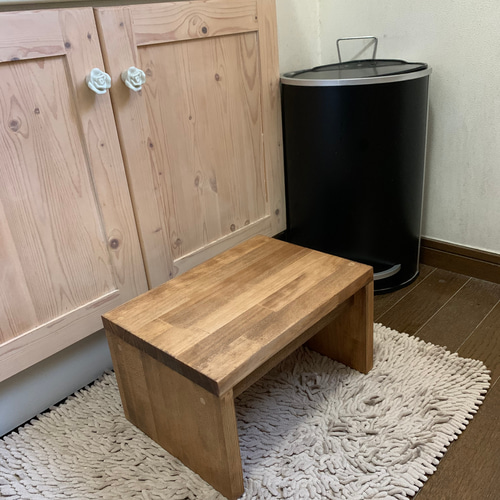 専用ハンドメイド　踏み台 楽天市場】踏み台 引き出し式踏み台 40×31.5×37.5cm 二段