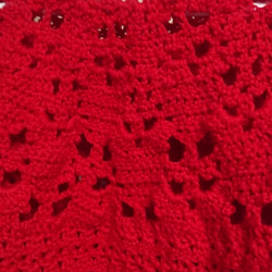 鉤編みのショートプルオーバー 6枚目の画像