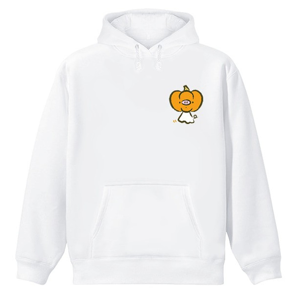 日本のイラストレーターP：ggy-pumpkinプリントハットT 1枚目の画像