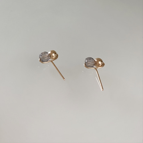 大特価♡高品質新品ラボラトリーダイヤとパライバのピアスセット。ホワイトゴールド製 BlueSunshineTrading