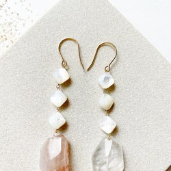 Lepidocrocite swing earrings 4枚目の画像