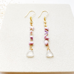 Purpleshell earrings 3枚目の画像