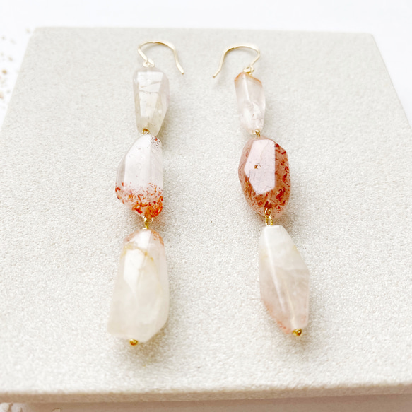 Lepidocrocite tumble earrings 2枚目の画像