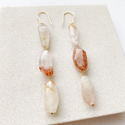 Lepidocrocite tumble earrings 4枚目の画像