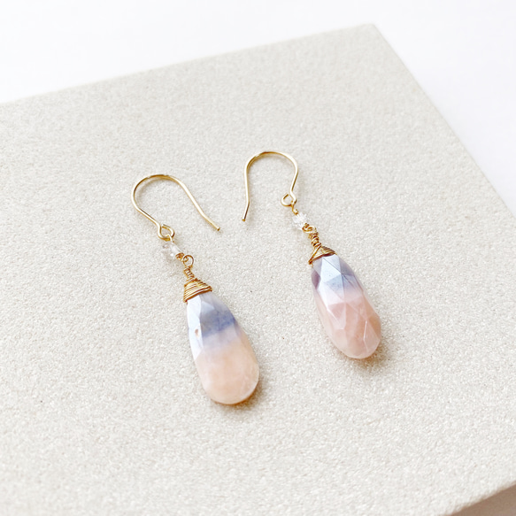 Mermaid drop earrings 4枚目の画像