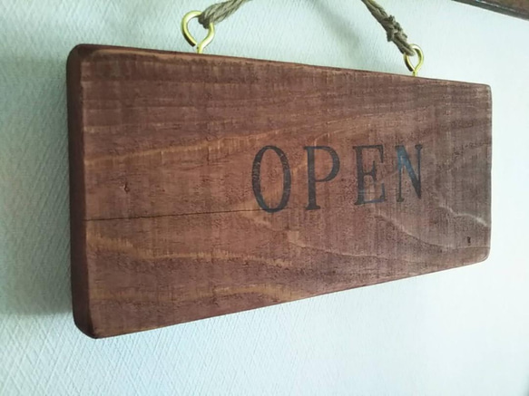 受注製作◇クラシック木製看板 OPEN CLOSED 吊り下げ 受注製作◇クラシック木製看板 OPEN CLOSED 吊り下げ