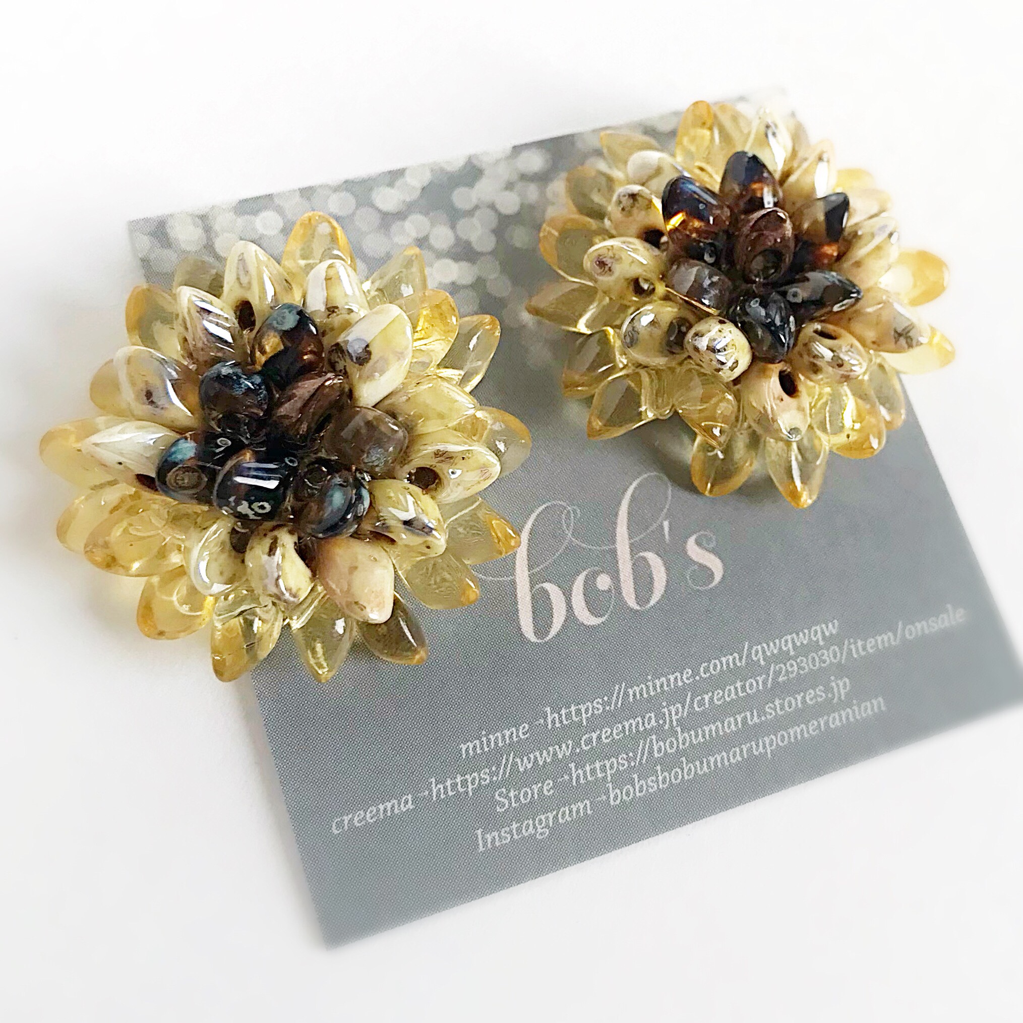 揺れる向日葵なpierce/earring