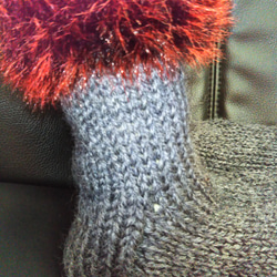 手編み靴下(ルームソックス） 3枚目の画像
