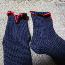 手編み靴下 4枚目の画像