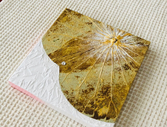 【一点もの】オシャレでユニークな蓮の葉ハッピーアート: The beauty of lotus leaf. 8枚目の画像