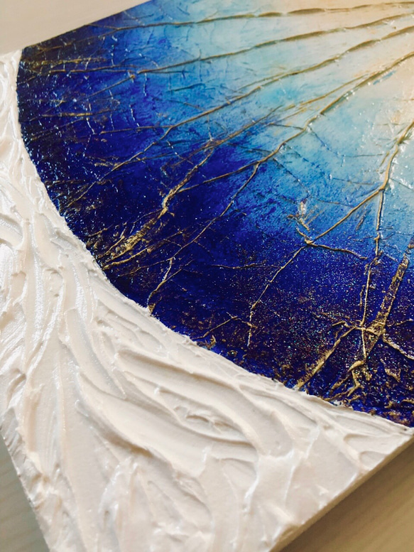 【一点もの】【オシャレでユニークな蓮の葉ハッピーアート 洋室 リビング 癒し 額付きをご希望の場合は ご相談ください！立体額に設置するかたちとなります