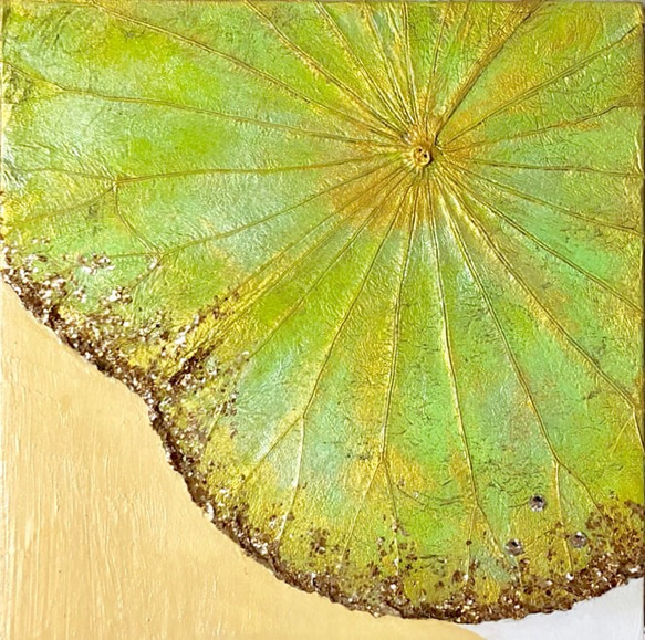 【一点もの】オシャレでユニークな蓮の葉ハッピーアート: The Beauty of Lotus Leaf 5枚目の画像