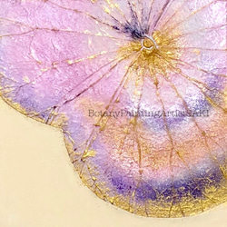 【受注製作2】【一点もの】オシャレでユニークな蓮の葉ハッピーアート: The beauty of lotus leaf. 3枚目の画像