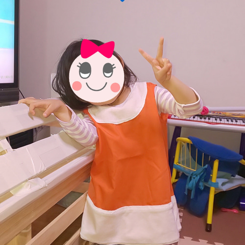 ガラピコプー チョロミー風  ムームー風  衣装 オーダー おかあさんといっしょファミリーコンサート チョロミー風衣装 80