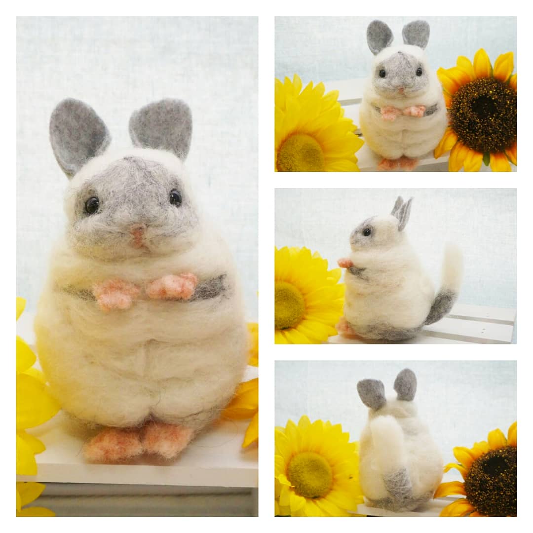 羊毛フェルト 猫 チンチラ等 オーダー受け付け 【公式通販】