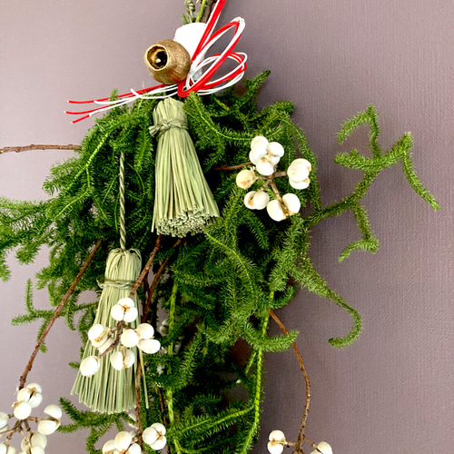 正月飾り2022 お正月飾り 2022 新作 (ナンキンハゼ&ハイカヅラ) しめ縄・しめ飾り