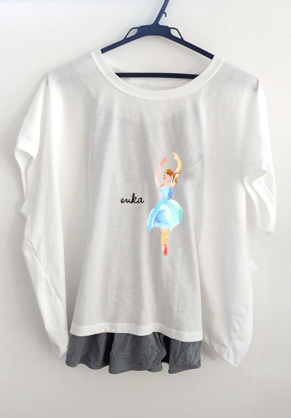 レッスン着【くるみわり人形より】 ABCバレリーナ-Tシャツ - Ballerina - A to Z - ★名前入可 3枚目の画像