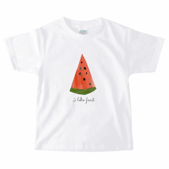 【I like fruit. フルーツ】kid's キッズ-Tシャツ 4枚目の画像