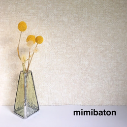 new】mimibatonステンドグラスの小さな一輪挿し（ステンドグラス