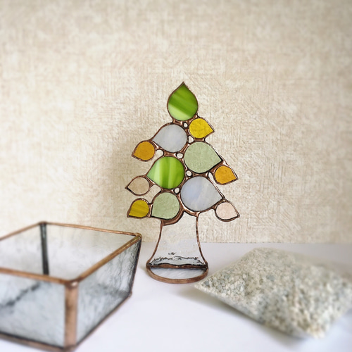 新作】 mimibaton☆stainedglass tree☆ サンキャッチャー