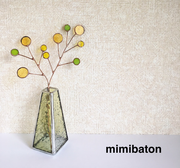 超安い ⚫︎受注製作⚫︎mimibaton＊ステンドグラスツリー＊ その他 フラワー・リース