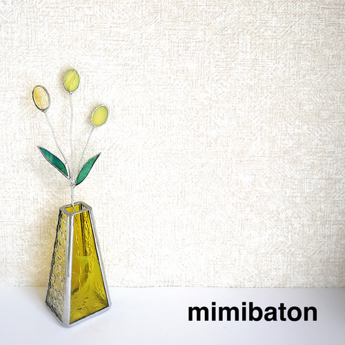 mimibaton＊ステンドグラスフラワー＊ new】mimibaton＊ステンドグラスフラワー＊ アートフラワー