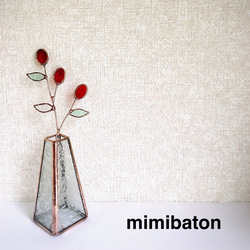 mimibaton＊ステンドグラスフラワー＊ mimibaton＊ステンドグラス フラワー＊ アートフラワー