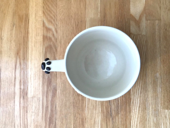 猫絵肉球マグ(茶トラ)  『猫のマグカップ』 3枚目の画像