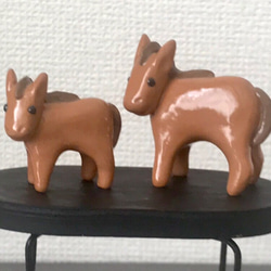 馬の親子(陶の置物) その他置物 ulalaneko 通販 9532468｜Creema