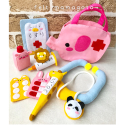 36 フェルトままごと　お医者さん　オーダーページ 36 フェルトままごと お医者さん オーダーページ フェルトままごと