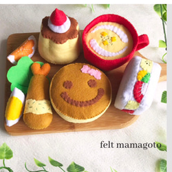 ドリンクセット フェルト おままごと おもちゃ・人形 小さなままごと