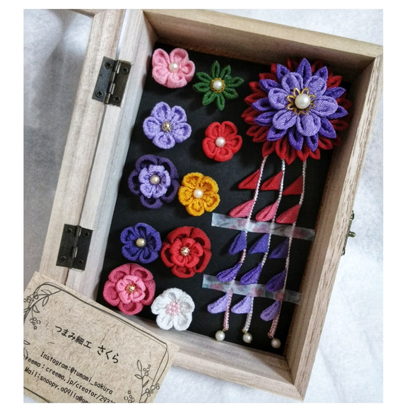 梱包見本 かんざし つまみ細工 さくら 通販 6358520｜Creema(クリーマ)