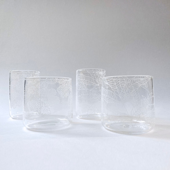 Fern Pattern Glass - Large - Adiantum capillus-veneris 4枚目の画像