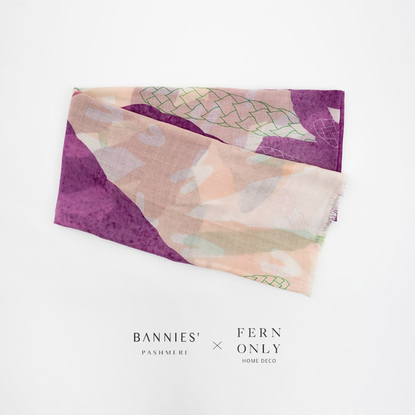 BANNIES' x FERN ONLY 蕨美聯名圍巾-玉山地刷子 第4張的照片