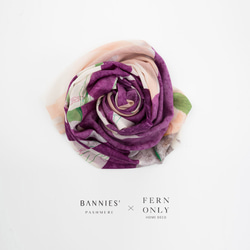 BANNIES &#39;x FERN ONLYシダミッドランドスカーフ-ジェイドマウンテンブラシ 5枚目の画像
