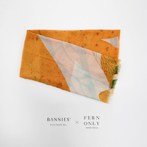 BANNIES' x FERN ONLY 蕨美聯名圍巾-海金沙 第4張的照片