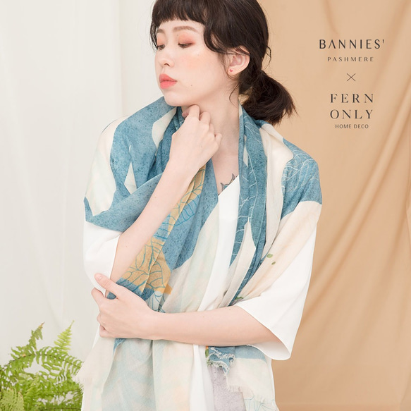 BANNIES 'x FERN ONLYシダアメリカンユニオンスカーフ-台湾 BANNIES 'x FERN ONLYシダアメリカンユニオンスカーフ-台湾