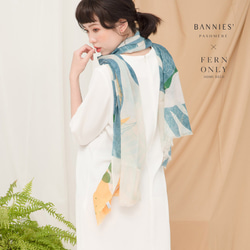 BANNIES' x FERN ONLY 蕨美聯名圍巾-臺灣原始觀音座蓮 第2張的照片