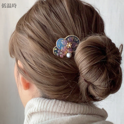 ❇︎フラワーブーケのヘアゴム❇︎ レジン 押し花 ドライ