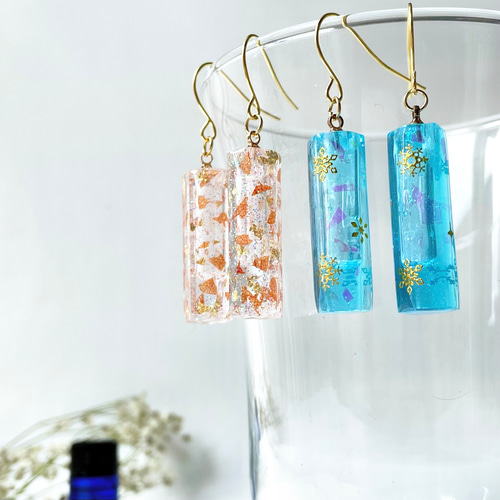 香るアロマボトルイヤリング/ピアス ٭❀* 香りを持ち運ぶ・揺れる 香水