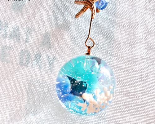 美品✨海水マベパール 爽やか青 ピンクオーロラ干渉色 S925