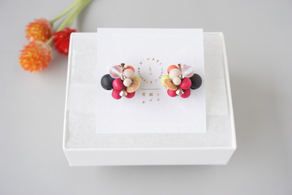 Kinonukumori 耳環/秋色/定制 第2張的照片