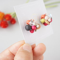 Kinonukumori 耳環/秋色/定制 第7張的照片