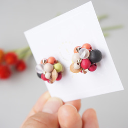 Kinonukumori 耳環/秋色/定制 第8張的照片