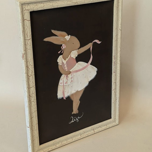 うさぎバレエイラスト≪ラフィーユマルガルテよりリーズ 絵画 桂 通販