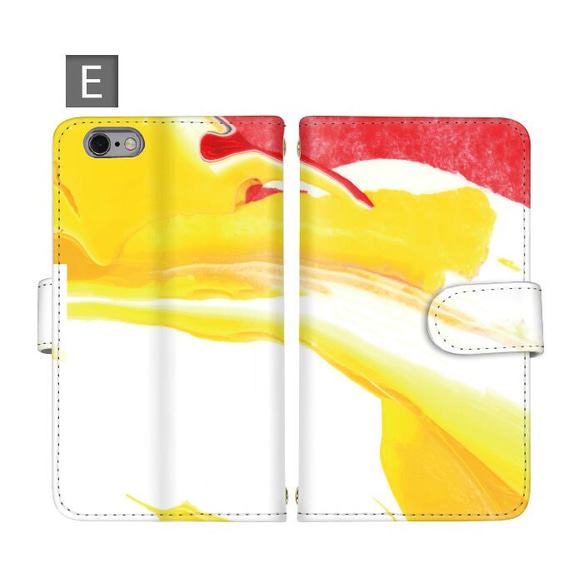 ペイント ペンキ カラフル スマホケース 手帳型 全機種対応 スマホカバー 携帯カバー iPhoneケース Xperia 3枚目の画像