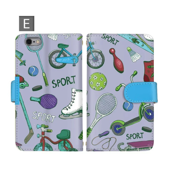 スポーツ スマホケース 手帳型 全機種対応 スマホカバー 携帯カバー iPhoneケース モバイルケース ポップ 可愛い 3枚目の画像