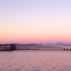 海のジュエリーケース　MORNING PINK　朝焼けの海 2枚目の画像