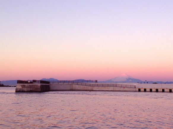 海のジュエリーケース　MORNING PINK　朝焼けの海 2枚目の画像