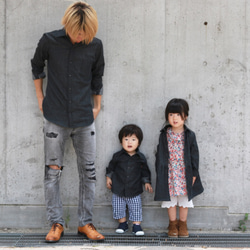 岡山県産デニム＊6ozデニムシャツ 2枚目の画像